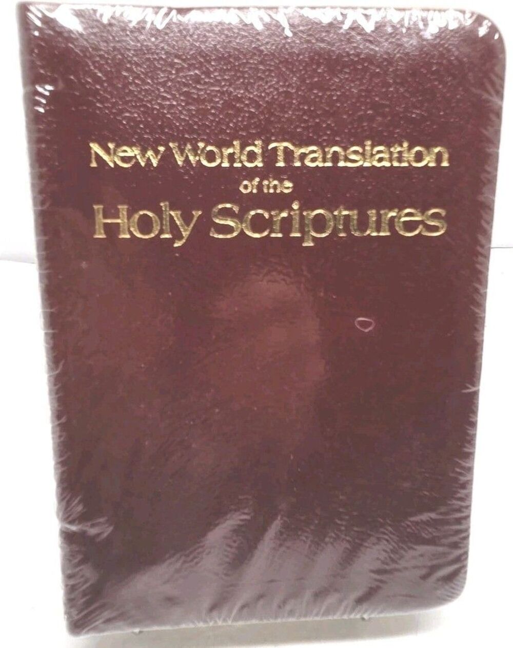 New Vtg 1984 New World Translation Holy Scriptures Bible Burgundy Pocket Mini